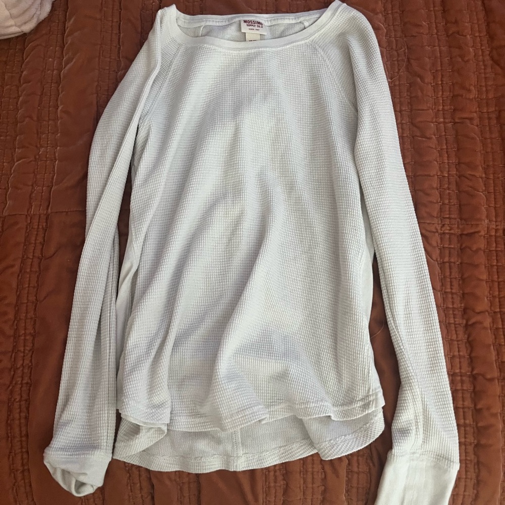 Mossimo Supply Co. White Thermal Top